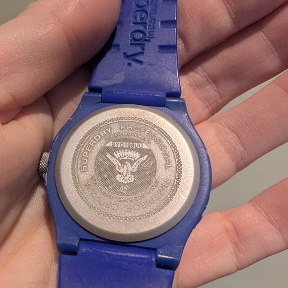 Superdry Navy and Magenta Smartwatch - Picture 4 of 10